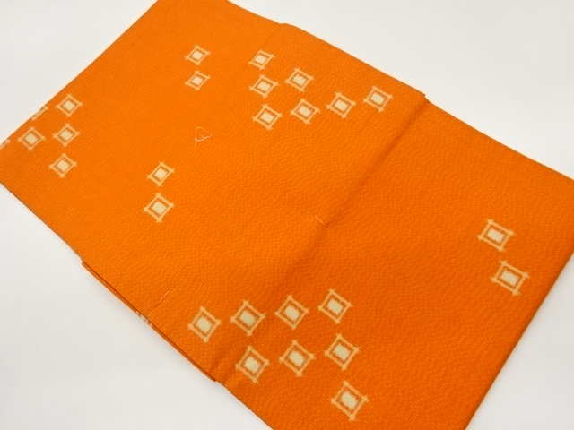 JAPANESE KIMONO / UNUSED NAGOYA OBI / SILK / HAND WOVEN TSUMUGI / SHIKISHI